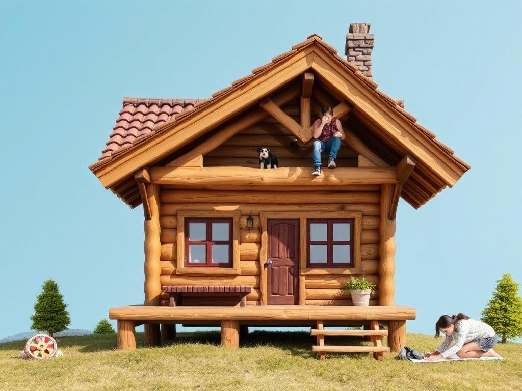 Мини домик из бруса: как получить уютный домик вместо мечты