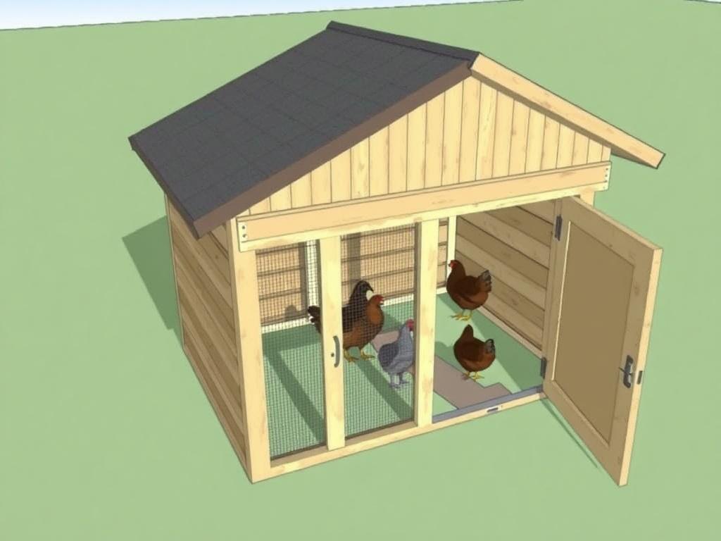     Construire un poulailler sûr et fonctionnel : plans et conseils. Plans pratiques : schéma rapide et étapes de montage