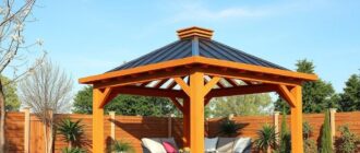 Современная деревянная беседка: уют, стиль и практичность в вашем саду